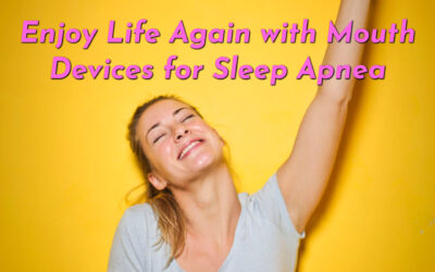 Happy woman enjoying life now that she uses mouth devices for sleep apnea treatment