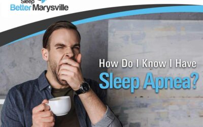 Image of a man drinking coffee, representing Sleep Better Marysville. The image highlights information on how to know if you have sleep apnea.