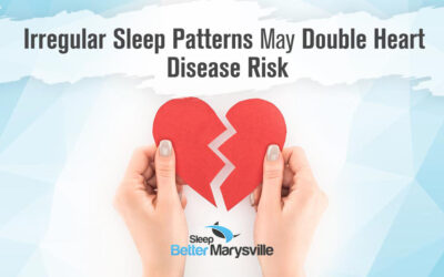 Within Sleep Better Marysville, a poignant image of a broken paper heart symbolizes the potential consequences of irregular sleep patterns. Delve into the content of this page to explore the significant message: Irregular Sleep Patterns May Double Heart Disease Risk. Enhance your understanding of the crucial connection between sleep health and heart well-being.