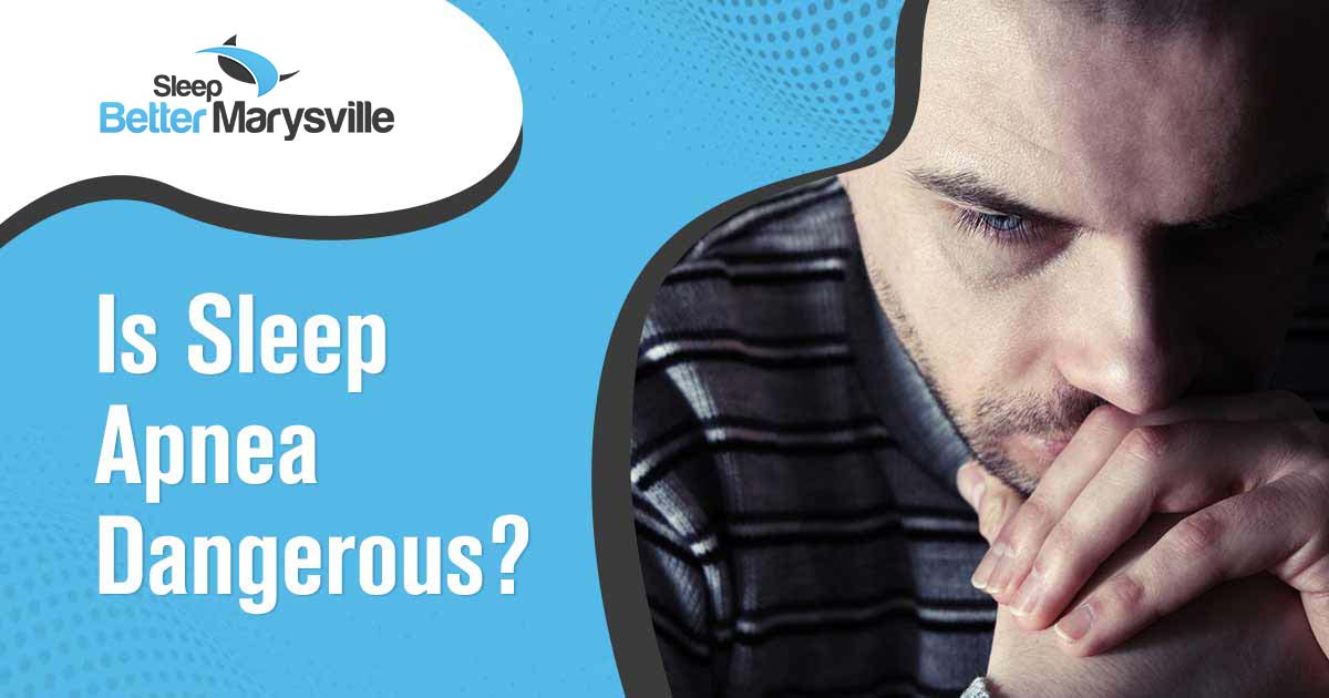 Within the Sleep Better Marysville content, a compelling image features a thoughtful man, prompting contemplation on the potential risks of sleep apnea. Join us in exploring the critical question: Is Sleep Apnea Dangerous? Delve into the information on this page for a deeper understanding of the implications and proactive measures for a healthier sleep lifestyle.