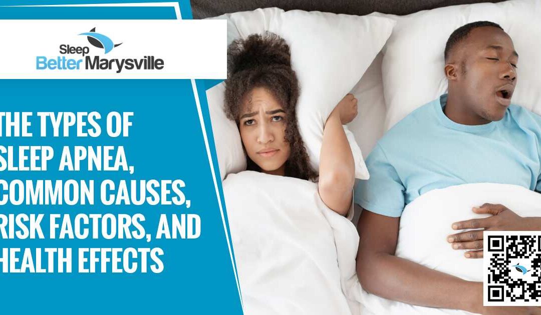 The Types of Sleep Apnea, Common Causes, Risk Factors, and Health Effects