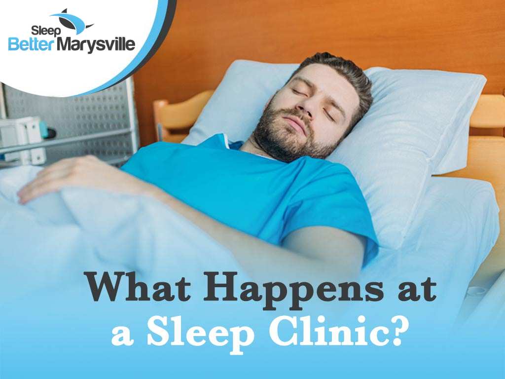 Image of a man sleeping, representing Sleep Better Marysville. The image highlights what happens at a sleep clinic.