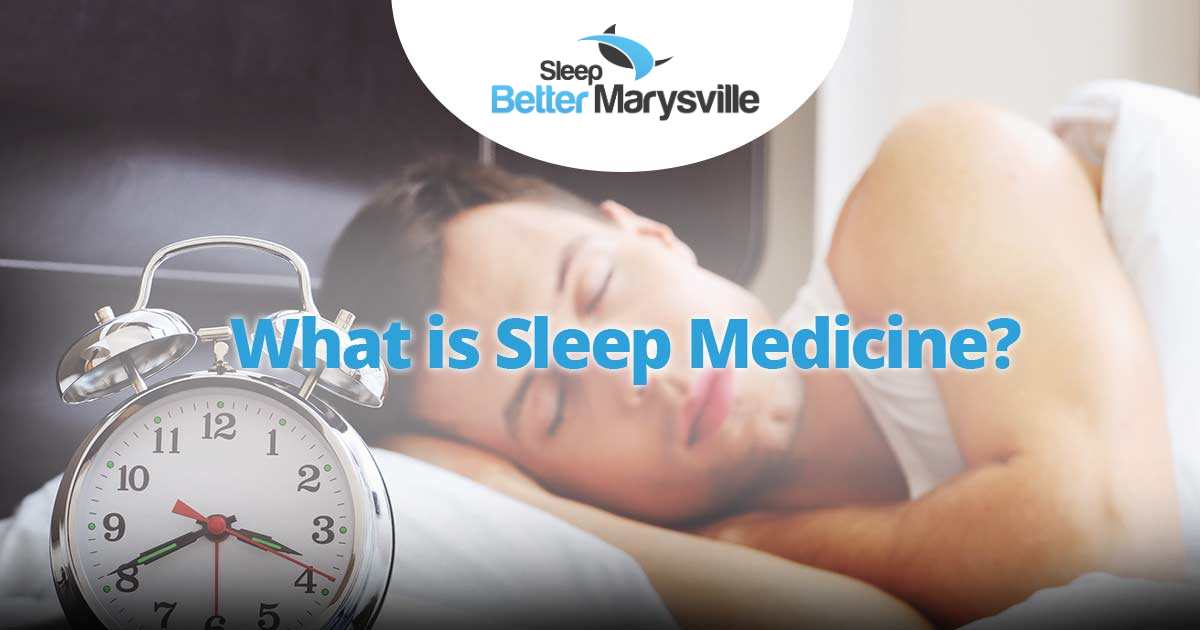 Man sleeping, featured in Sleep Better Marysville's discussion on what sleep medicine is.