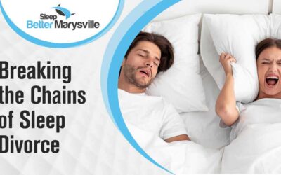 Image is of Unhappy woman awake lying in bed, shouting, covering ears with pillow because of mans snoring. Sleep Better Marysville - Say goodbye to sleepless nights and wake up refreshed with Sleep Better Marysville! Our innovative "Sleep Divorce" solution allows couples to sleep separately while preserving their relationship. With individual sleeping spaces tailored to each partner's needs, you can finally enjoy uninterrupted and restful nights of sleep. Sleep Better Marysville provides a range of comfortable and customizable sleeping options, including separate bedrooms or adjustable beds that allow for personalized comfort settings. Reclaim your nighttime tranquility and wake up ready to conquer each day together - without the fatigue and tension that comes from sharing a bed. Experience the benefits of Sleep Better Marysville and discover how sleeping separately can actually strengthen your relationship by allowing both partners to enjoy the rejuvenating rest they deserve. Don't let an incompatible sleep routine ruin your relationship - try Sleep Better Marysville today!